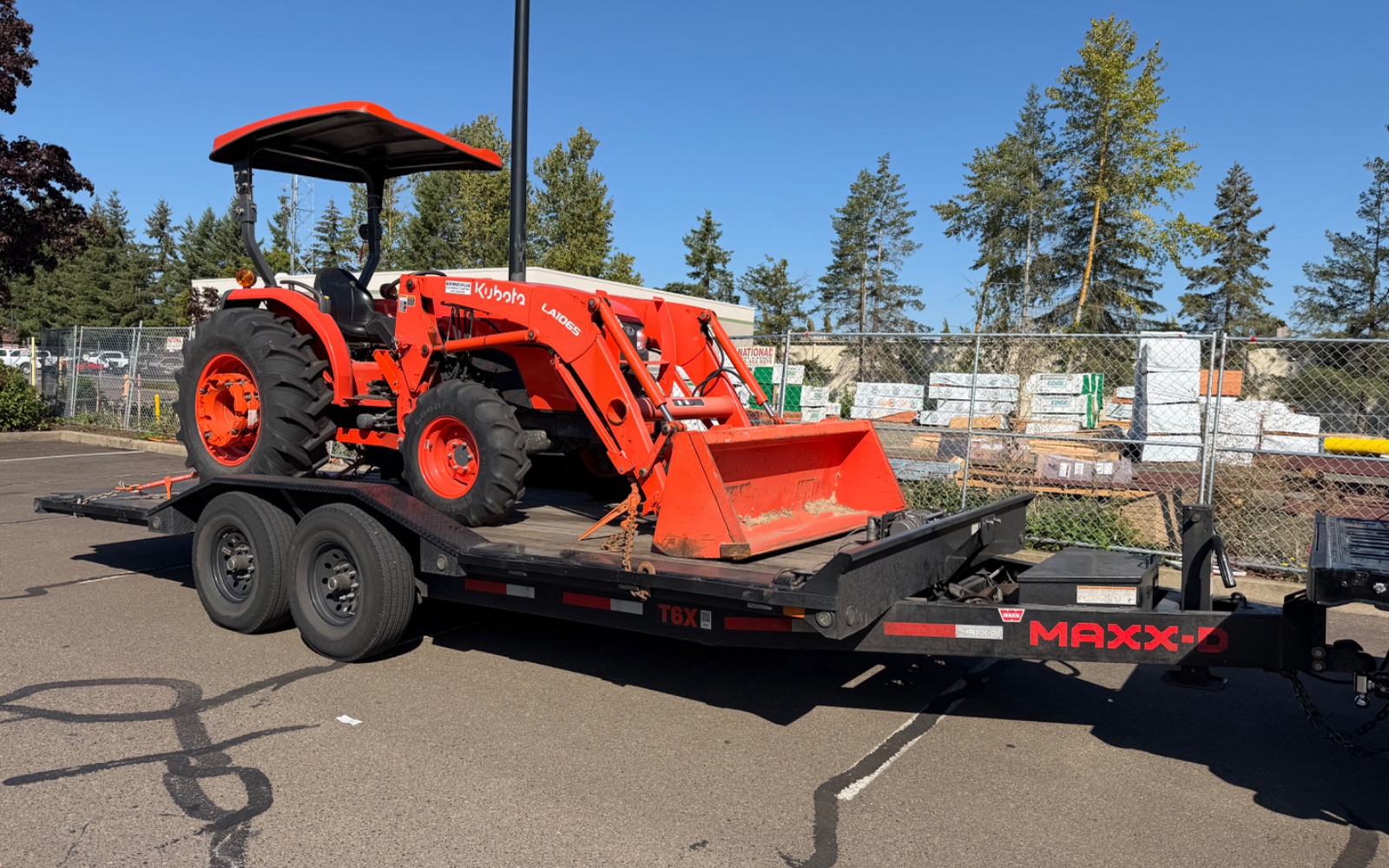 Car hauler trailer rental in Salem, Oregon