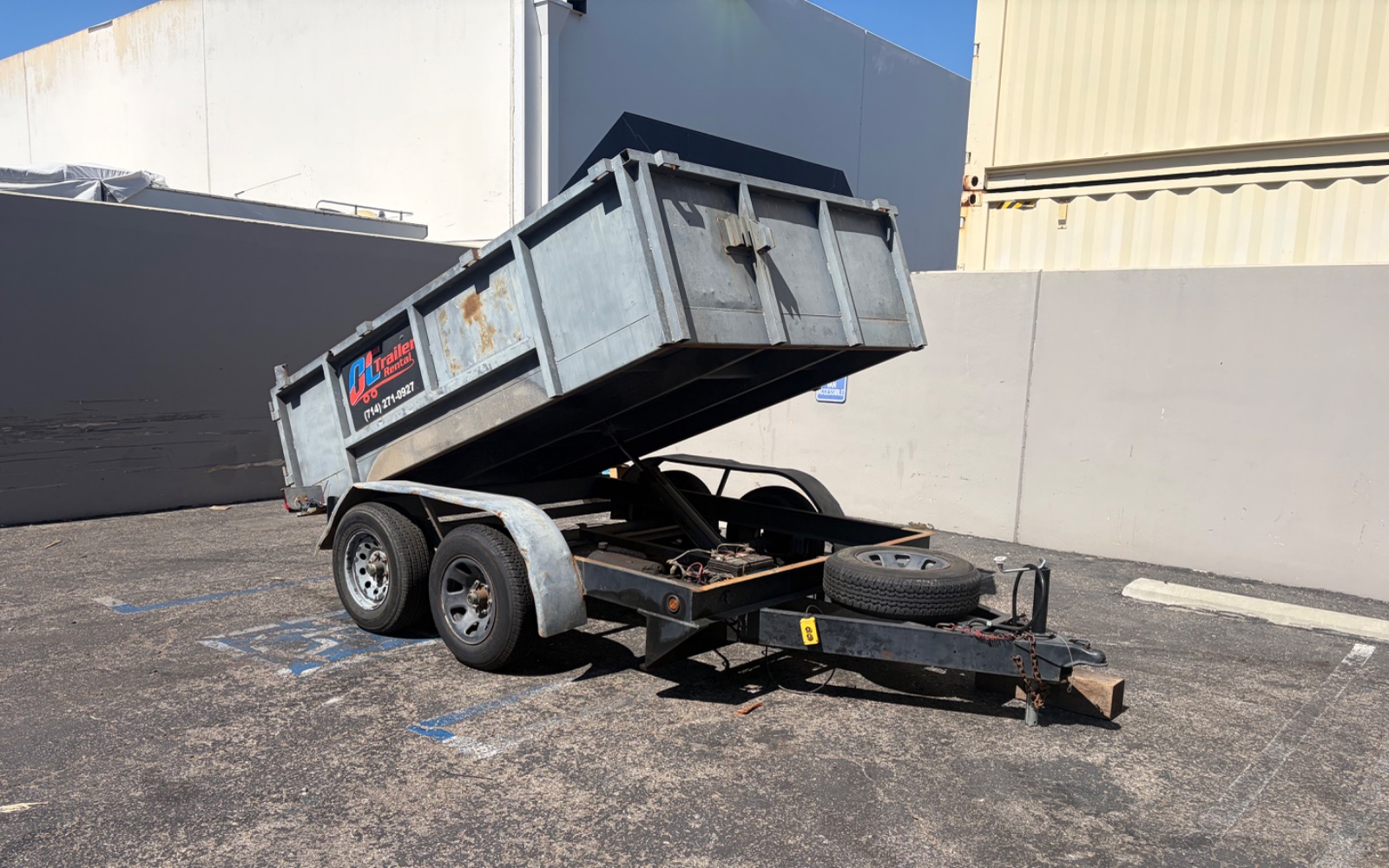 10ft hydraulic dump trailer rental in Anaheim, CA