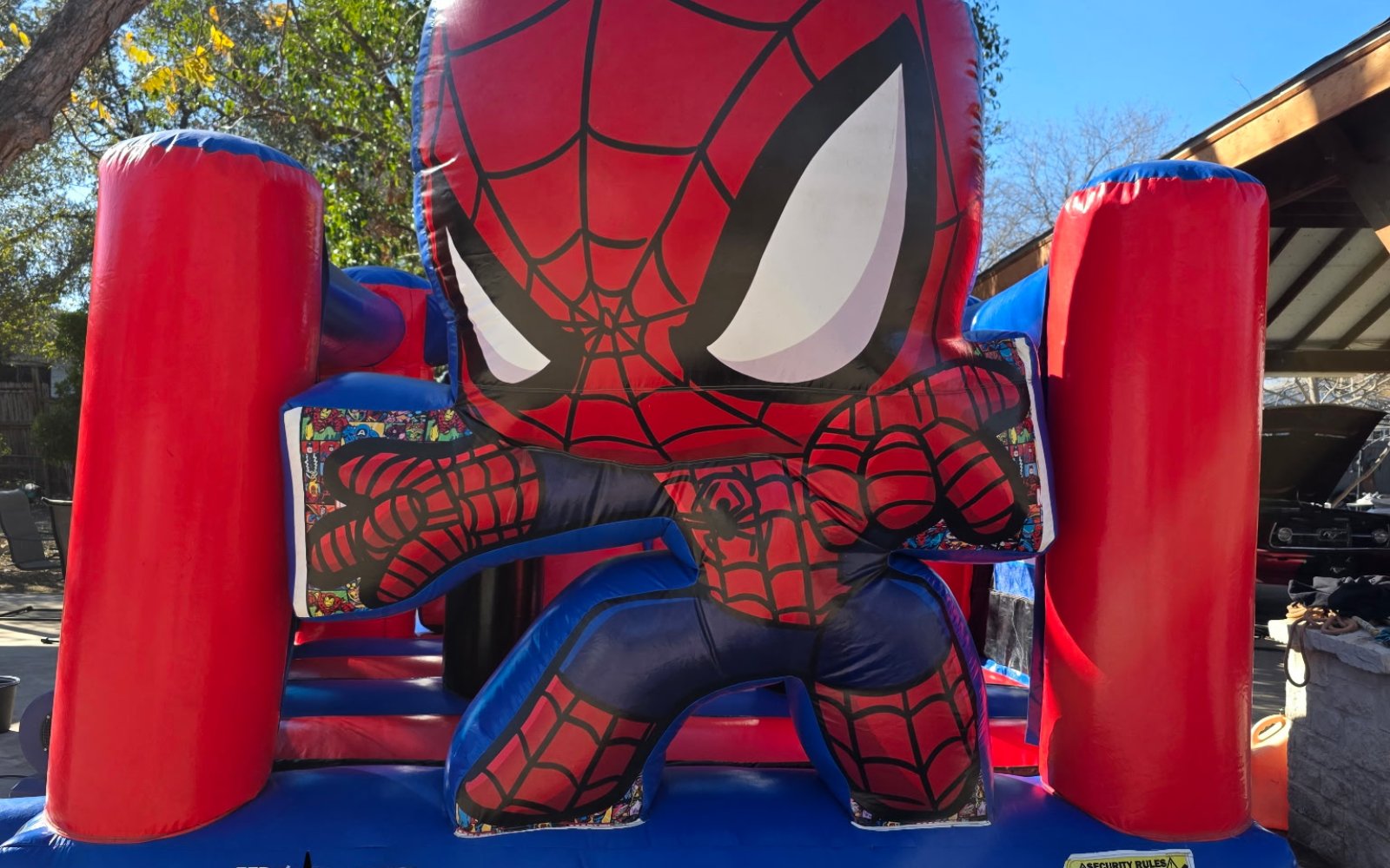 Spider Bounce House party rental in San Antonio, TX